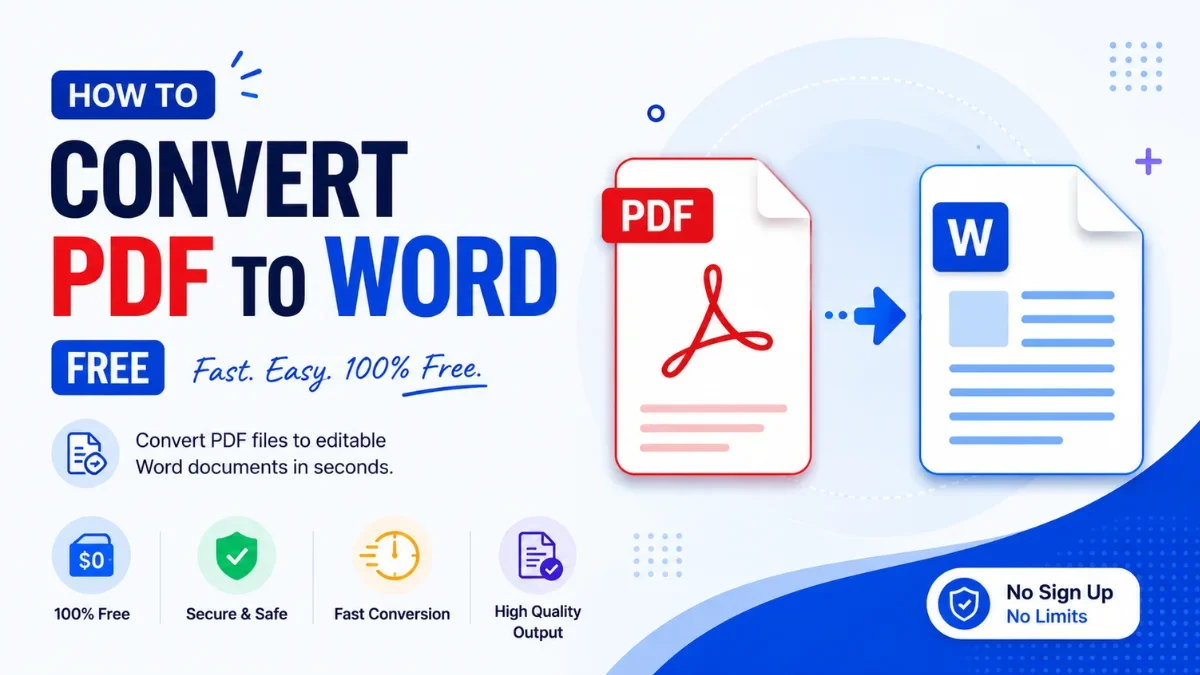 How to Convert PDF to Word Free (Without Losing Formatting)