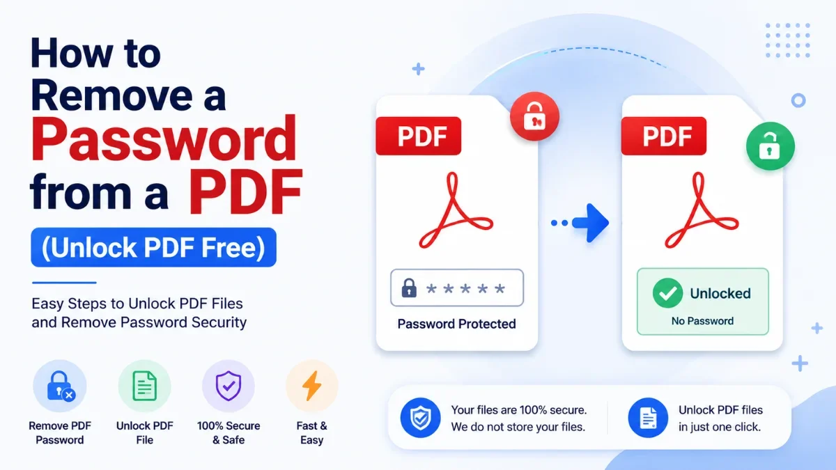How to Remove a Password from a PDF (Unlock PDF Free)