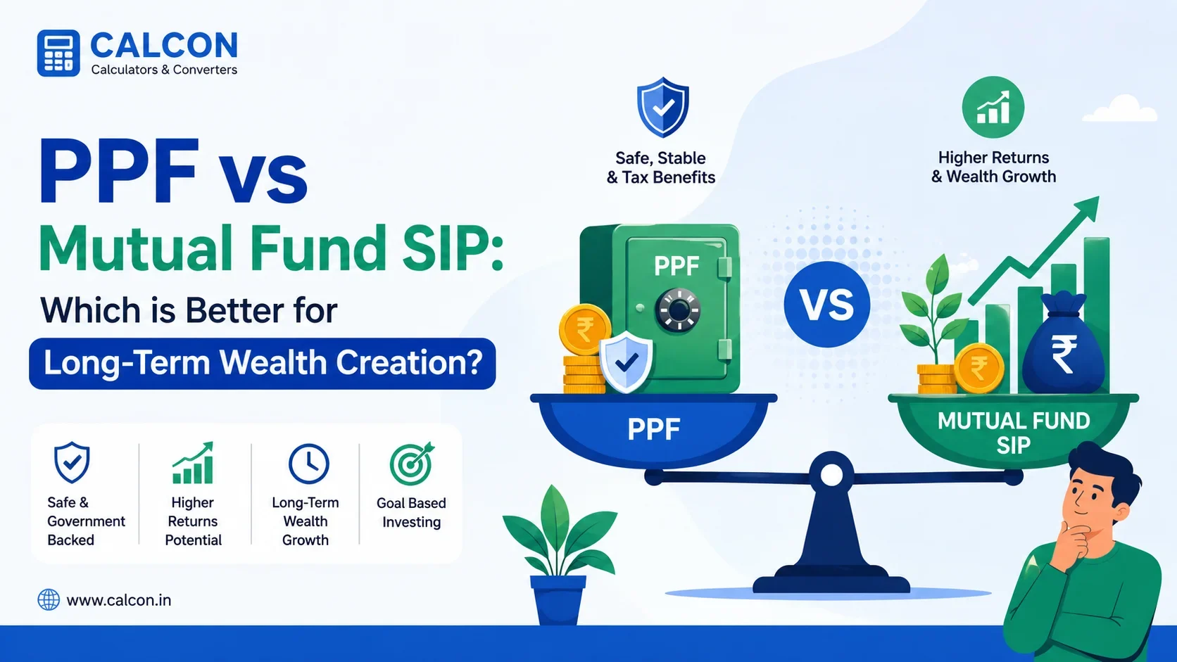 PPF vs Mutual Fund SIP: Which is Better for Long-Term Wealth Creation?